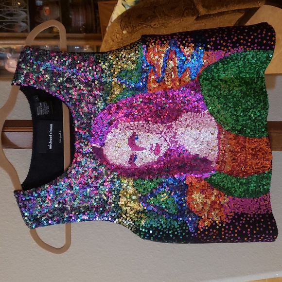 Michael Simon L RARE Mona Lisa Da Vinci Vest - Picture 2 of 10